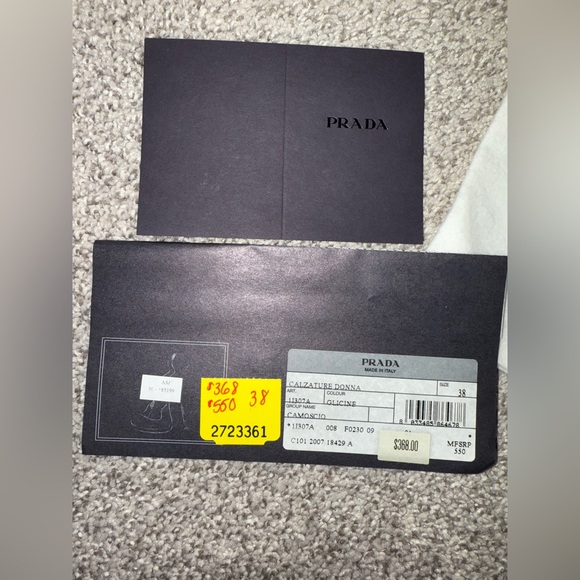 Prada Calzature Donna Glicine 4” heels from the 2008 Fairy Collection Size 38 - Picture 4 of 16